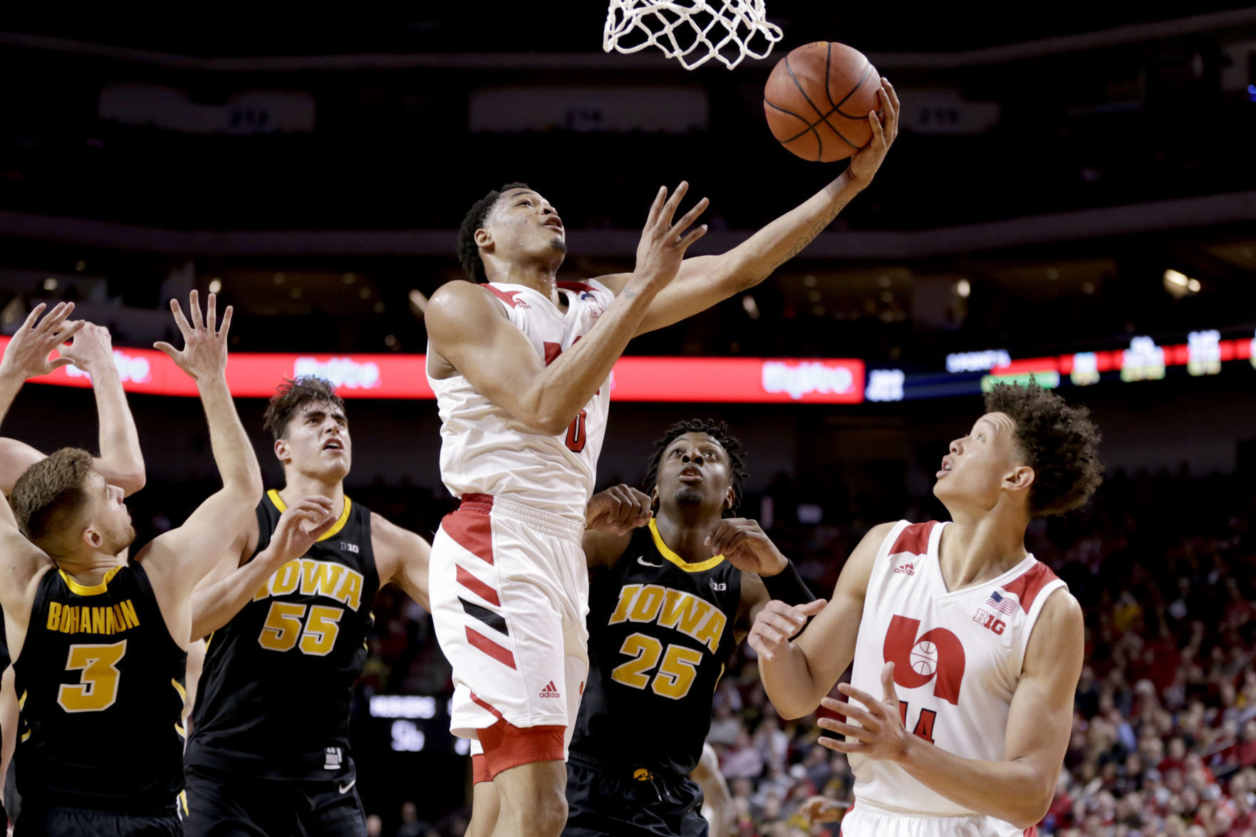 Iowa Nebraska Basketball
